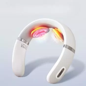 Массажер шейного отдела позвоночника, Бытовое устройство для поддержки шеи, Устройство для вибрационной физиотерапии с подогревом шеи Ems, Массажер для шеи Rechargeable model