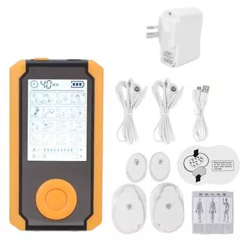 Массажер TENS 16 режимов двухканальный цифровой массажер для мышечной физиотерапии устройство 110240 В переменного тока EU Plug