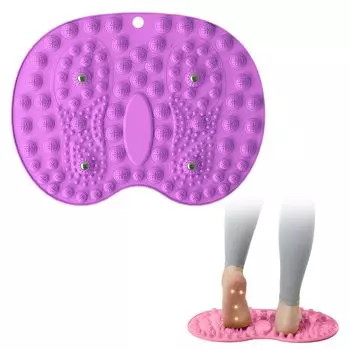 Массажная доска для акупрессуры ног, массажная накладка для ног, эргономичный коврик для точечного массажа ног, массажный коврик для точечного массажа ног, акупрессура фиолетовый