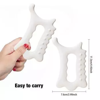 Массажная доска для лица Гуа Ша, смола для уменьшения жира, бесплатная статическая портативная пластина для очистки всего тела для женщин и взрослых