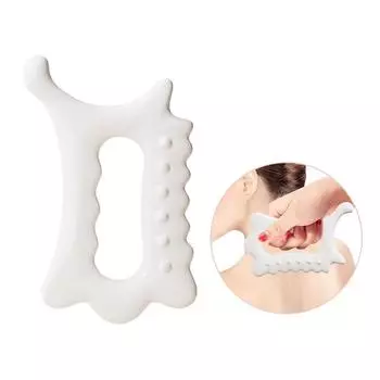 Массажная доска для лица Гуа Ша, смола для уменьшения жира, бесплатная статическая портативная пластина для очистки всего тела для женщин и взрослых