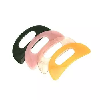 Массажная доска из смолы Beauty, зеленая массажная доска, скребковая массажная доска Гуаша для ног и глаз undertint