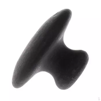 Массажная грелка в форме гриба из натурального базальта