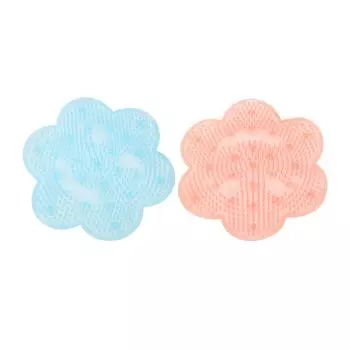 Массажная накладка для ног Массажер Мягкая очищающая накладка Уход за ногами Очиститель Моющее средство Отшелушивает синий