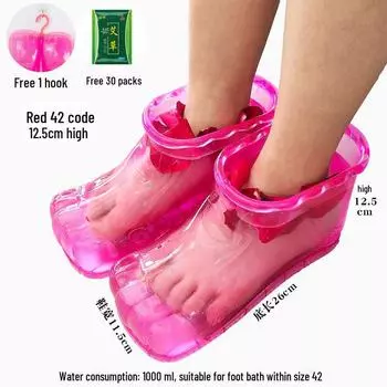 Массажная обувь для ног с высоким бочком для мальчиков, девочек и пар - Plastic Beauty Health Foot Spa Size 42