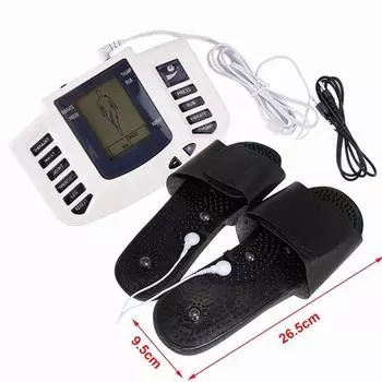 Массажная обувь для ног, тапочки для скребков, акупунктурный массажер чёрный