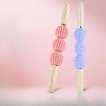 Массажная палочка, роликовый массажер для мышц, артефакт расслабления тонкой икроножной фасции, точечный болевой ролик, сила массажера Picture Blue