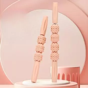 Массажная палочка с зубами волка для йоги, сенсорный массаж, релаксация мышц теленка, роликовый массажер для ног, длинная высота, палочка Langya