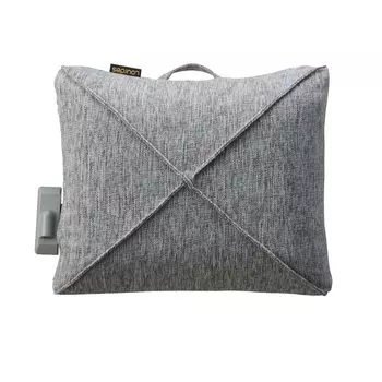 Массажная подушка ATEX Lourdes для шеи, талии, плеч, спины, премиум-массажная подушка 3D-массаж светло-серого цвета AX-HCL320lg светло-серый