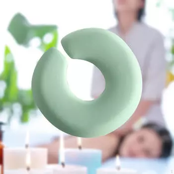 Массажная подушка для лица с эффектом памяти, дышащая, дорожная подголовник, подставка для лица 30,5 см x 5,5 см