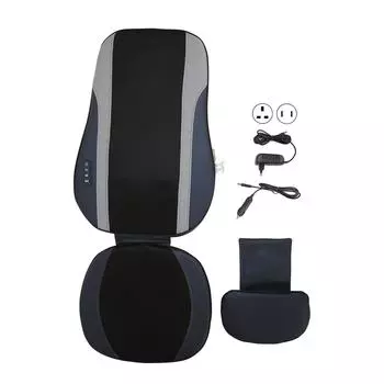 Массажная подушка для всего спины, домашний автомобиль, горячий компресс для спины, массажная подушка для сиденья, 110240 В US Plug