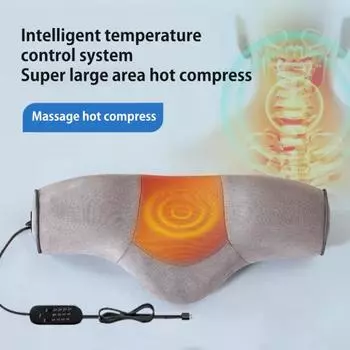 Массажная подушка для защиты шеи, горб, 3-в-1, массажная подушка для тракции, подогреваемая подушка из пены с эффектом памяти для облегчения боли, для использования дома, в общежитии 1pc розовый