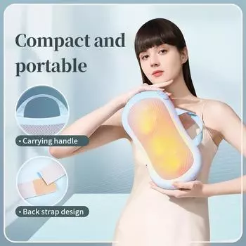 Массажная подушка inkairui, перезаряжаемый массажер для шеи с подогревом, массажер для спины, домашний автомобиль, разминающий массажер, подарок