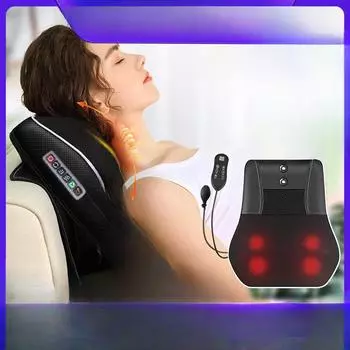 Массажная подушка с магнитом на талии, шее, плечах, подушка безопасности, разминающий массажер, бытовой массажер для ног, всего тела, многофункциональная массажная подушка