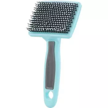 Массажная расческа Bora Pet Rabbit, синяя, 1 шт., корейский шампунь для домашних животных