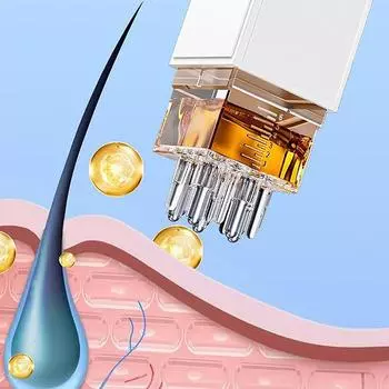 Массажная расческа для кожи головы, для роста волос на голове, сыворотка для восстановления роста волос, щетка для масла, питающая корни волос, расческа против волос серый