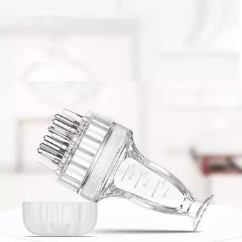 Массажная расческа для кожи головы, для роста волос на голове, сыворотка для восстановления роста волос, щетка для масла, питающая корни волос, расческа против волос clear black