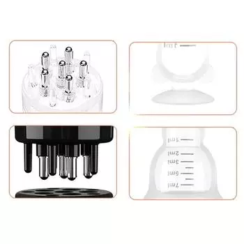 Массажная расческа для кожи головы, для роста волос на голове, сыворотка для восстановления роста волос, щетка для масла, питающая корни волос, расческа против выпадения волос чистый