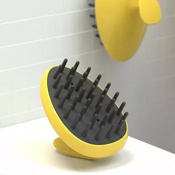 Массажная расческа для мытья волос Средства для ухода за волосами Средства для ухода за головой Меридиан Ванна Специальная щетка для кожи головы Против зуда и царапин на коже головы Devi белый