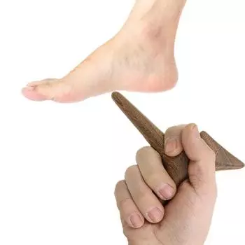 Массажная расческа для тела и меридианов. Сандаловое дерево. Пятизубчатая расческа. Акупунктурная терапия. Циркуляция крови. Антистатические гладкие волосы.