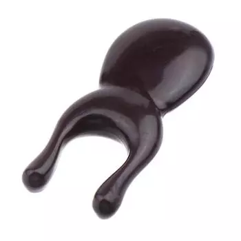 Массажная расческа из смолы для лица, глаз, плеч, шеи, кожи головы, массажная расческа по меридиану тела, антистатическая расческа в форме лягушки с широкими зубьями