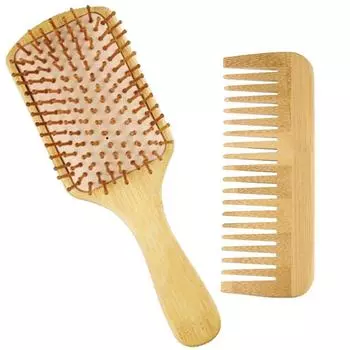Массажная расческа Nanzhu с воздушной подушкой, плоская расческа с широкими зубьями, расческа с заостренным хвостом, расческа для укладки волос в домашних условиях