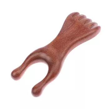 Массажная расческа с пятью когтями для головы, лица, носа, глаз, плеч, шеи, скребковая расческа для меридиана, акупунктурный массажный инструмент для терапии кровообращения