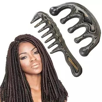 Массажная расческа Scalp Relax из сандалового дерева, натуральное дерево, деревянный массажер для кожи головы, скребок для волос Style 1