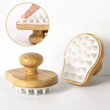 Массажная щетка для кожи головы Эргономичная ручка Щетка для мытья шампунем Уменьшение выпадения Здоровый рост Безопасная массажная щетка для кожи головы