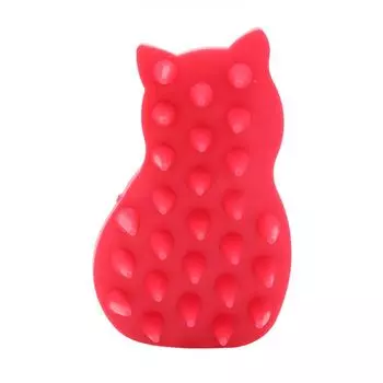 Массажная щетка для купания домашних животных, мягкая силиконовая успокаивающая портативная щетка для ухода за линяющими домашними животными, собаками и кошками