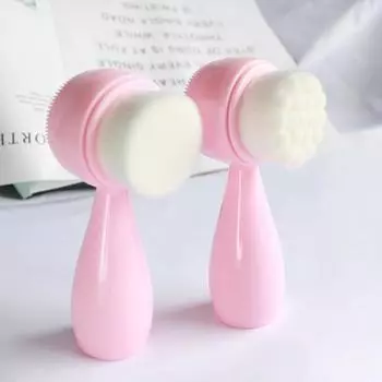 Массажная щетка для лица, удаление черных точек, сужение пор, многофункциональное полезное ручное моющее средство, косметическое оборудование F