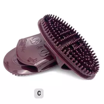 Массажная щетка для тела Гуа Ша Скребковая доска Массажная щетка Скребок Антицеллюлитный расслабляющий скраб для похудения Массажер C кофейный