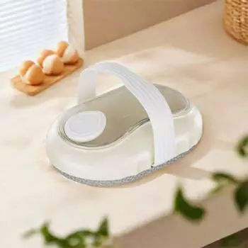 Массажная щетка для ванны для удаления пятен Удаляет омертвевшую кожу Массажер для кожи Удобные очищающие щетки Главная белый