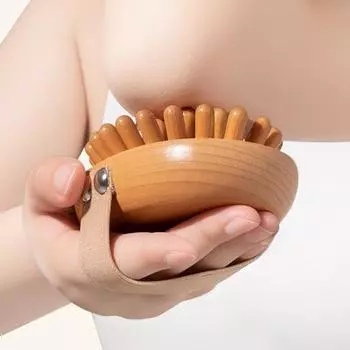 Массажная щетка Meridian Pressure Brush, деревянная терапевтическая массажная щетка для удаления жира на животе и целлюлита, натуральная деревянная щетка для тела для снятия мышечной боли A