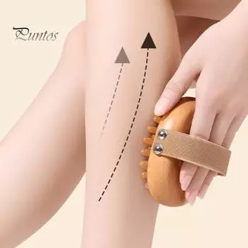 Массажная щетка Meridian Pressure Brush, деревянная терапевтическая массажная щетка для удаления жира на животе и целлюлита, натуральная деревянная щетка для тела для снятия мышечной боли A