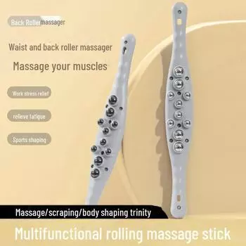 Массажная щетка Meridian Rolling Back с магнитными стальными шариковыми роликами Steel balls, 10 pieces