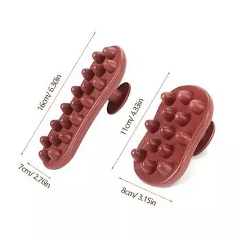 Массажная щетка Терапевтический инструмент Массажер для тела Терапевтический массажный инструмент Для облегчения кожи голени, плеч, талии, шеи, ухода за кожей