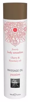 Массажное масло Cherry & Rosemary Passion 100 мл TU прозрачный