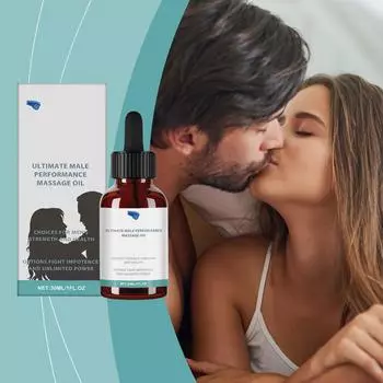 Массажное масло для мужчин эффективно питает тело ежедневно и повышает жизненный тонус подходит для постоянного использования 30 мл One Size