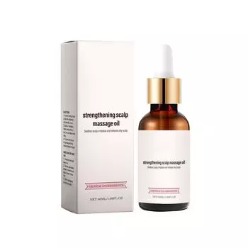 Массажное масло для ухода за кожей головы питает и успокаивает кожу головы с помощью масла для ухода за волосами 50 мл One Size белый