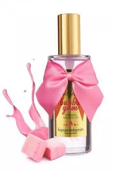 Массажное масло с подогревом жевательной резинки - Bijoux Indiscrets