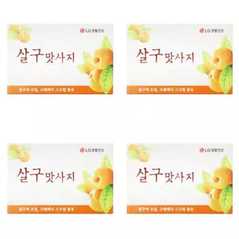 Массажное мыло для тела Абрикос 100г*4шт/8шт 4Pcs