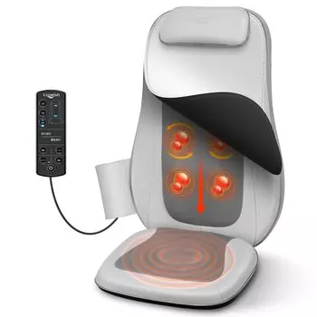 Массажное сиденье Cozwish Массаж талии и спины Массаж 3 уровня нагрева Низкий Простота в использовании Для домашнего рабочего места Сиденье, Массажер, Кресло, Массажер, Машина,