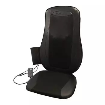 Массажное сиденье Pure Luxe, массажный аппарат, медицинский аппарат для массажа талии и спины, поставляется с низким компактным сиденьем, массажером, креслом, [бытовой чёрный