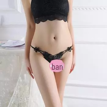 Массажные женские стринги Butterfly Crotch Bead 3348 One Size