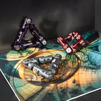 Массажный браслет для снятия стресса из алюминиевого сплава, вращающийся на 360 градусов, игрушка-фиджет для детей и взрослых, развивающая гибкость пальцев, декомпрессионная сенсорная игрушка