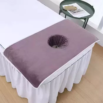 Массажный чехол для кровати, дышащий защитный чехол для стола, спа-принадлежности для красоты Light Coffee