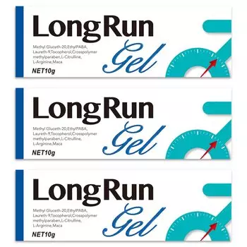Массажный гель LongRunGel для времени, изготовленный в 3-х экземплярах, примерно в 30 раз для мужчин, удлинение, Япония, бутылки, [Набор 3]