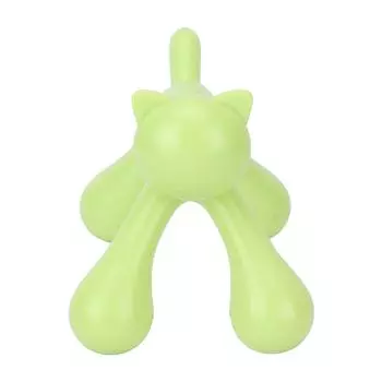 Массажный инструмент Безопасный АБС-материал без запаха Форма котенка Эргономичный дизайн Легкая портативная точка давления зелёный