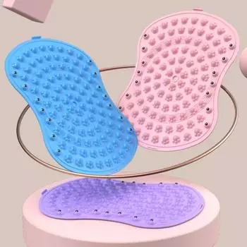 Массажный коврик для ног с магнитом, облегчающий боль в ступнях, накладка на точку давления для ног синий